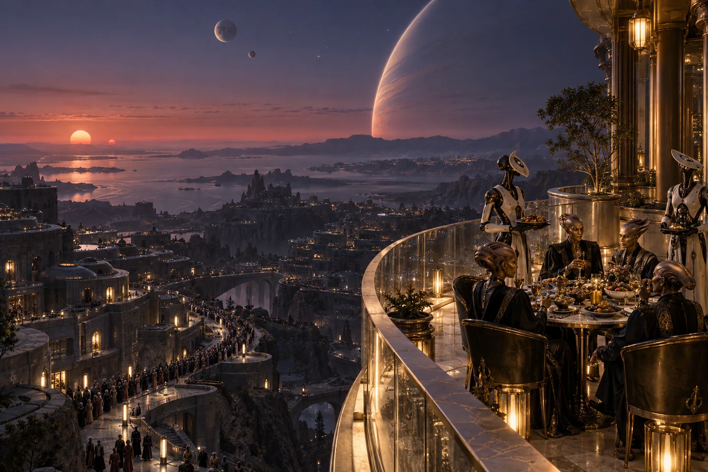 The balcony above the hunger
